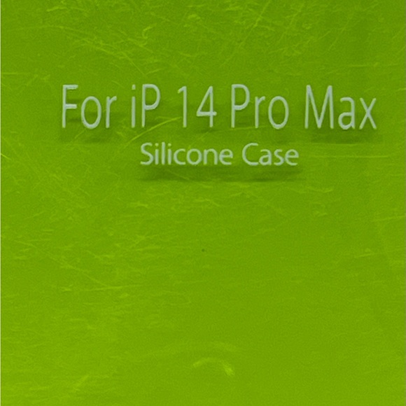 Light green iPhone 14 Pro Max silicone phone case, NWOT - Picture 3 of 4